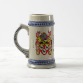 Allen Family Crest Stein Bierpul (Links)
