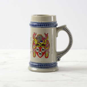Allen Family Crest Stein Bierpul