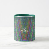 ALLEN ~ GLANZEND 3D Glanzend Roze Groen Blauw ~ Mo Mok (Midden)