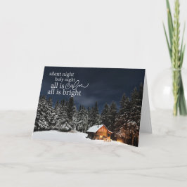 Allen is Kalm allen is Heldere Kerstkaart Feestdagen Kaart