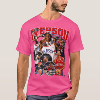 Allen Iverson antwoordt Basketball Legend Signatu T-shirt