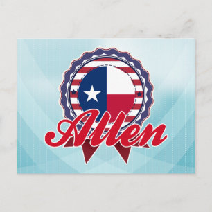 Allen, TX Briefkaart