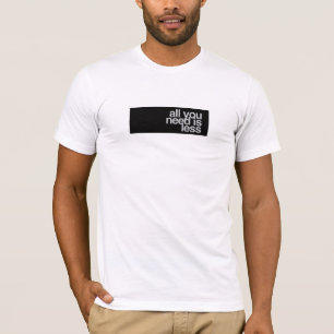 Allen u wenst is minder t-shirt