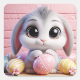 "Allen" Vierkante Sticker