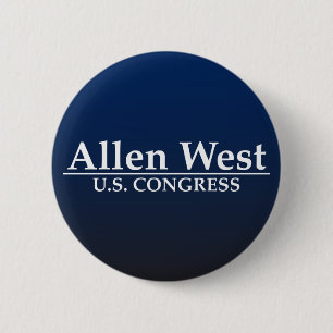 Allen West U.S. Congress Ronde Button 5,7 Cm