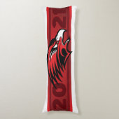 Allendale Falcons #7 Lichaamskussen (Voorkant Verticaal)