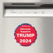 Allendale prend en charge TRUMP 2024 Fridge Magnet (In Situ (Lave-vaisselle))