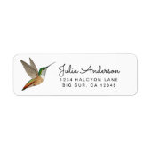 Allen's Hummingbird retouradres Label (Voorkant)