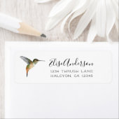 Allen's Hummingbird Return Address Label (Insitu)