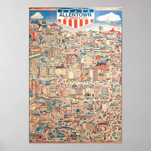 Allentown All-American City 1976 Poster (Voorkant)