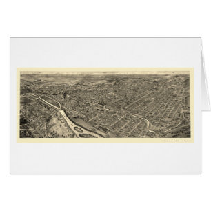 Allentown, carte panoramique de PA - 1922