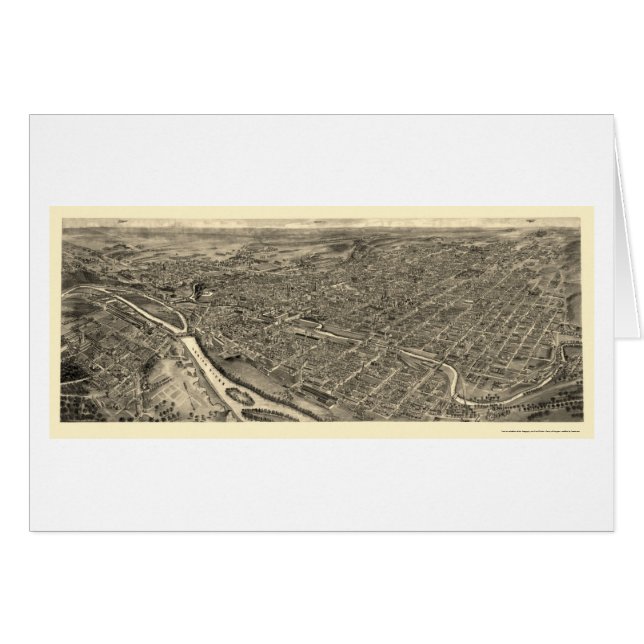 Allentown, carte panoramique de PA - 1922 (Devant horizontal)