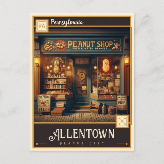 Allentown Pennsylvania |  Briefkaart (Voorkant)