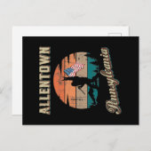 Allentown Pennsylvania Briefkaart (Voorkant / Achterkant)