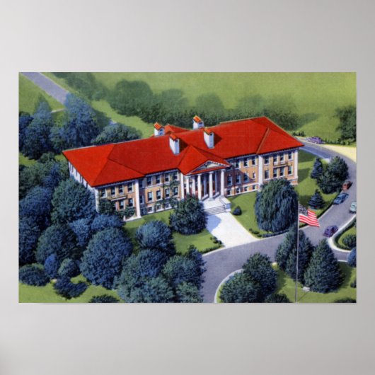 Allentown Pennsylvania Cedar Crest College Poster (Voorkant)