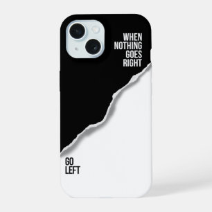 Aller à gauche - coque iphone de motivation audaci