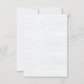 Aller à la carte de réponse de mariage de la chape (Dos)