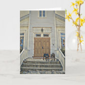 Aller à la carte de voeux normale de chapelle (Fleur jaune)