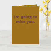 Aller à la carte Miss You (Fleur jaune)