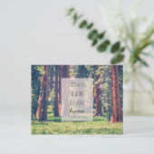 Aller à la forêt | Carte postale (Debout devant)