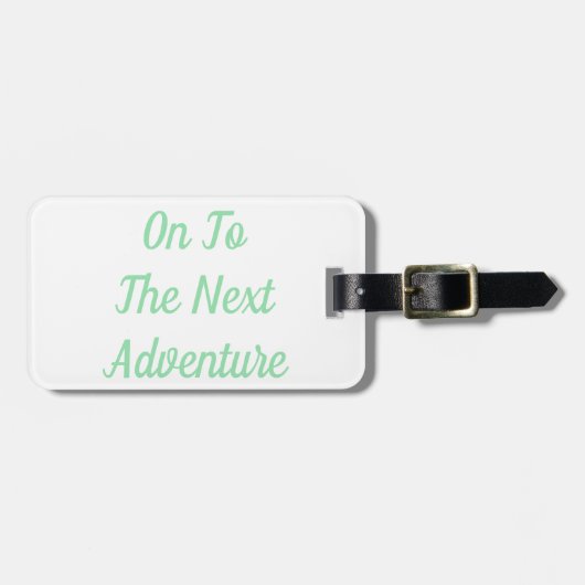 Aller à la prochaine étiquette de bagage d'aventur (Devant horizontal)