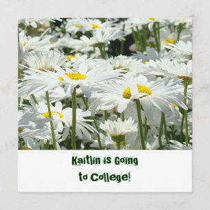 Aller à l'université Invitations de la fête d'adie