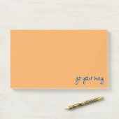 aller à votre façon post-it notes (Sur un bureau)