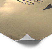 aller à votre propre façon poster sepia ciel tonné (Coin)