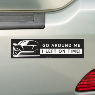 Aller Autour De Moi Je Suis Laissé À Temps Sticker