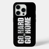 Aller dur ou Go Home iPhone 5 coque (Verso)