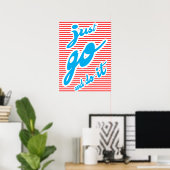 Aller Et Le Faire, affiche de typographie (Bureau à domicile)