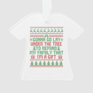 Aller gaver sous l'arbre pour rappeler ma famille