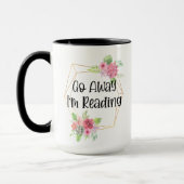 Aller loin Je lis 15oz de café Mug (Gauche)