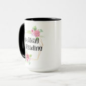 Aller loin Je lis 15oz de café Mug (Devant gauche)