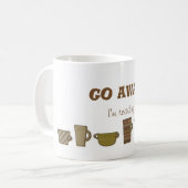 Aller loin Je lis Livres Café Thé Mug (Devant gauche)