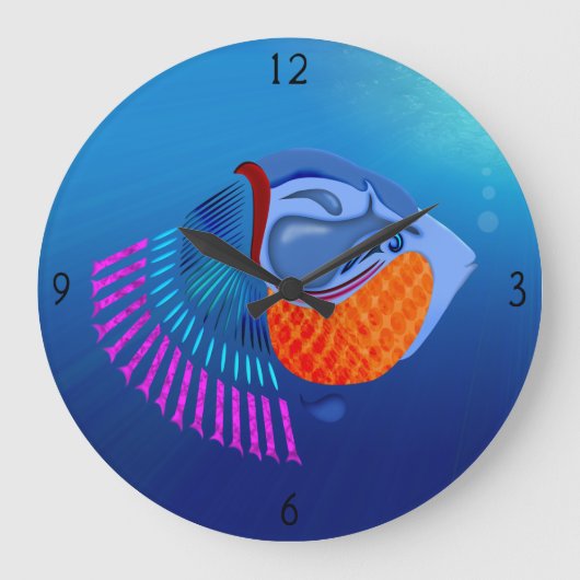 Aller Poisson Grande horloge (Recto)