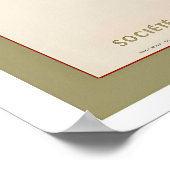 Aller skier en France Affiche vintage ski (Coin)