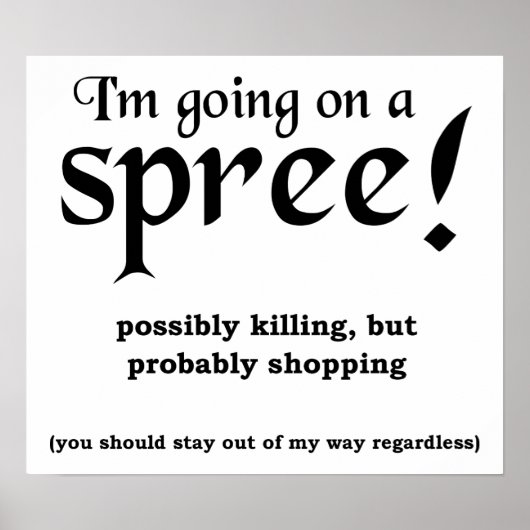 Aller sur une énorme affiche drôle (Devant)