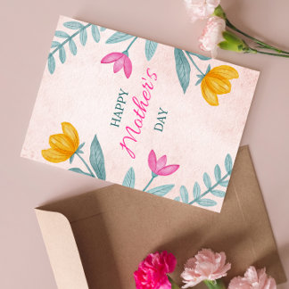 Allerbeste Moeder Ooit Bloemrijke Moederdagkaart Briefkaart