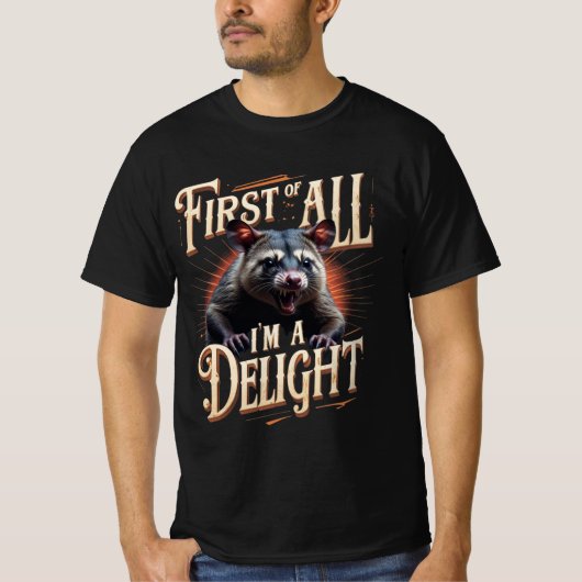 Allereerst Ben Ik Een Aangenaam Buidelrat T-shirt (Voorkant)