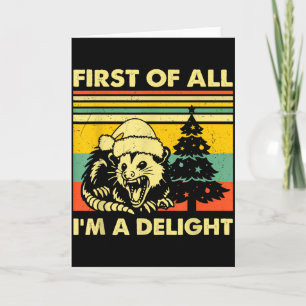 Allereerst Ben Ik Een Aangenaam Kerst Sarcasme Boo Kaart