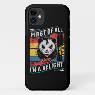 Allereerst ben ik een aangename grappige opossumbu iPhone 11 hoesje