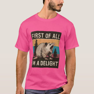 Allereerst Ben Ik een Aardige Sarcastische Boze Op T-shirt