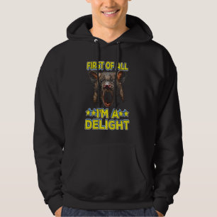 Allereerst ben ik een genot, Feral Possum, Funny S Hoodie