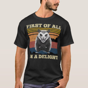 Allereerst ben ik een genot - grappige klassieker  t-shirt