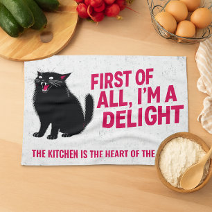 Allereerst Ben Ik Een Verrukkelijke Brullende Zwar Theedoek