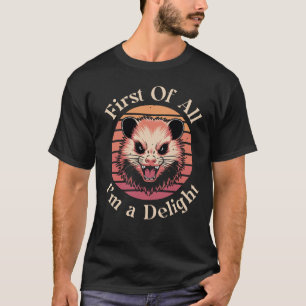 Allereerst ben ik een verrukkelijke possum t-shirt