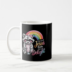Allereerst Denkt Jezus Dat Een Delight Wasbeer Ont Koffiemok