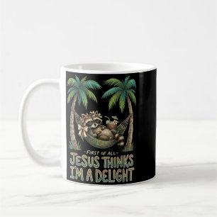 Allereerst Denkt Jezus Dat Een Ontwerp Van Een Was Koffiemok