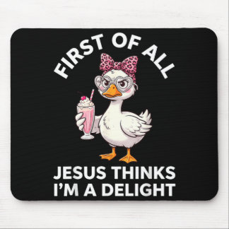 Allereerst Denkt Jezus Dat Ik Een Aangename Ontwer Muismat